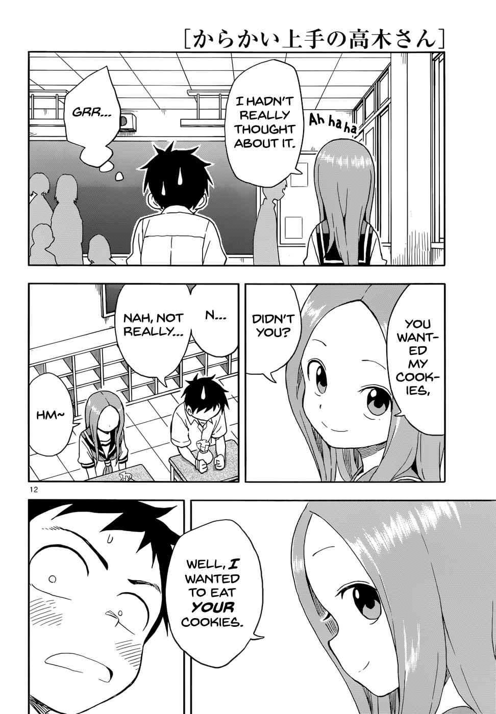 Karakai Jouzu no Takagi-san Chapter 88 Page 12