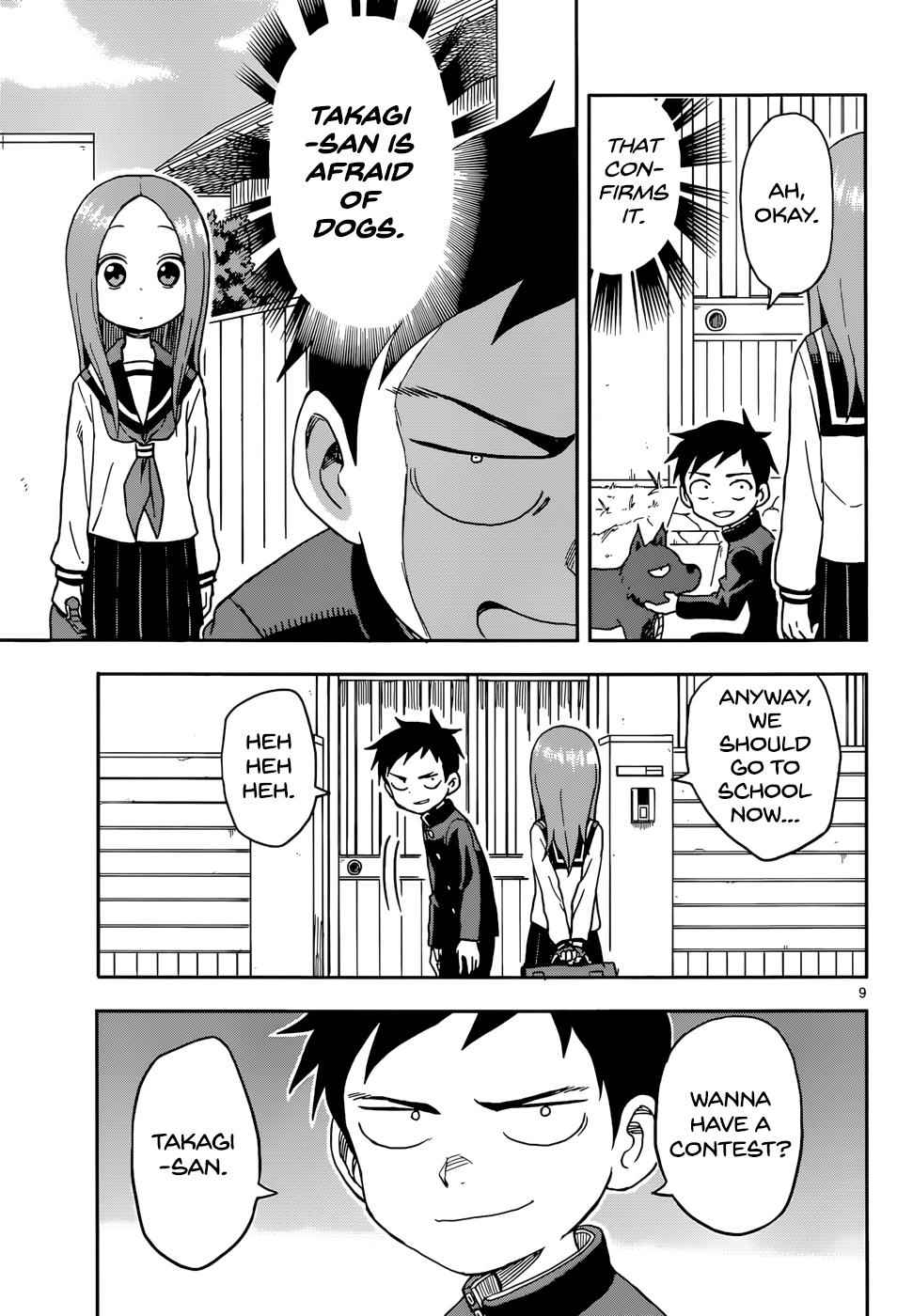 Karakai Jouzu no Takagi-san Chapter 85 Page 9
