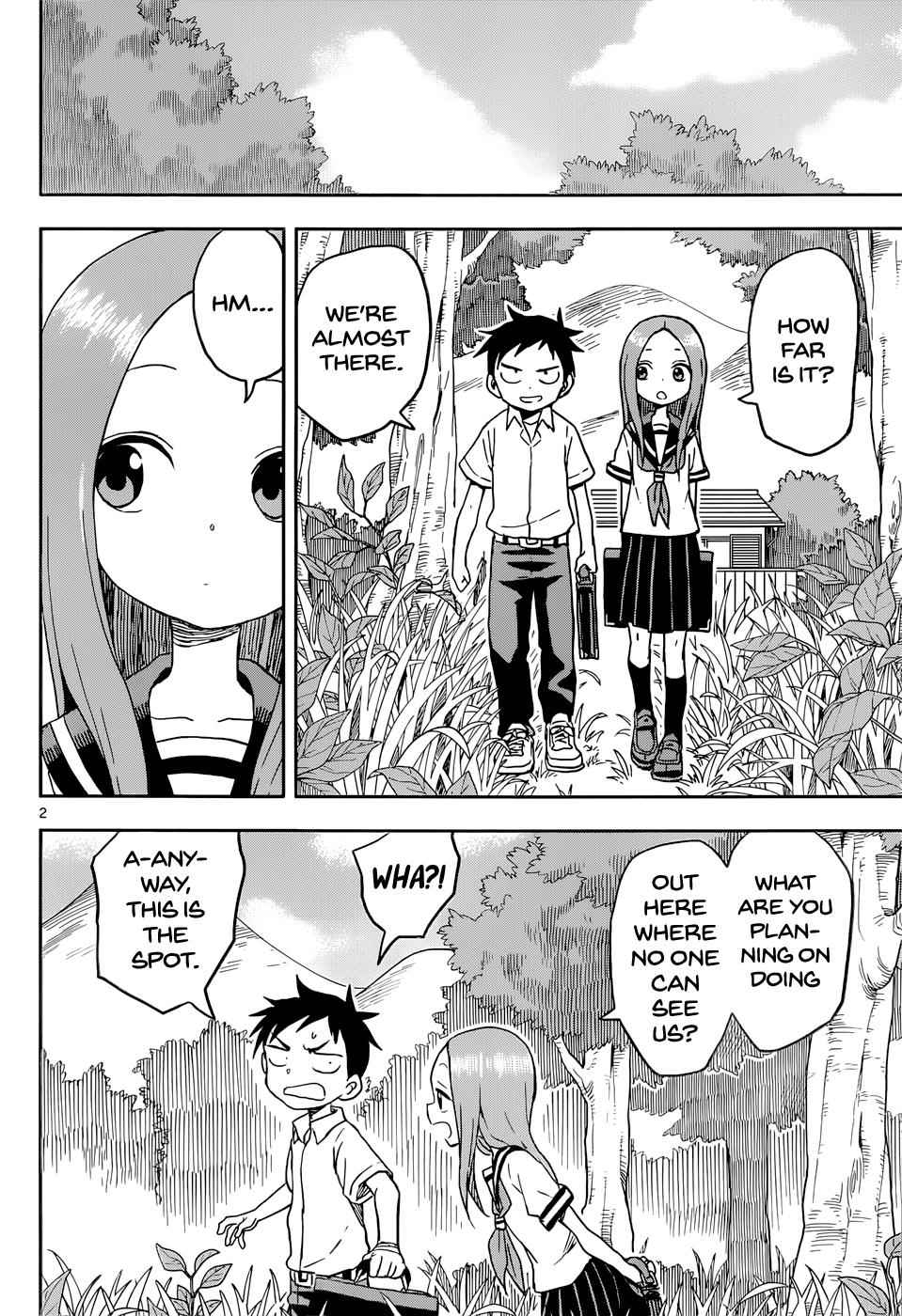 Karakai Jouzu no Takagi-san Chapter 89 Page 2
