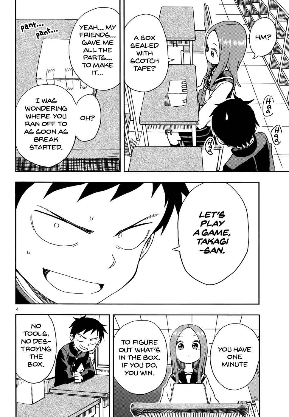 Karakai Jouzu no Takagi-san Chapter 87 Page 4