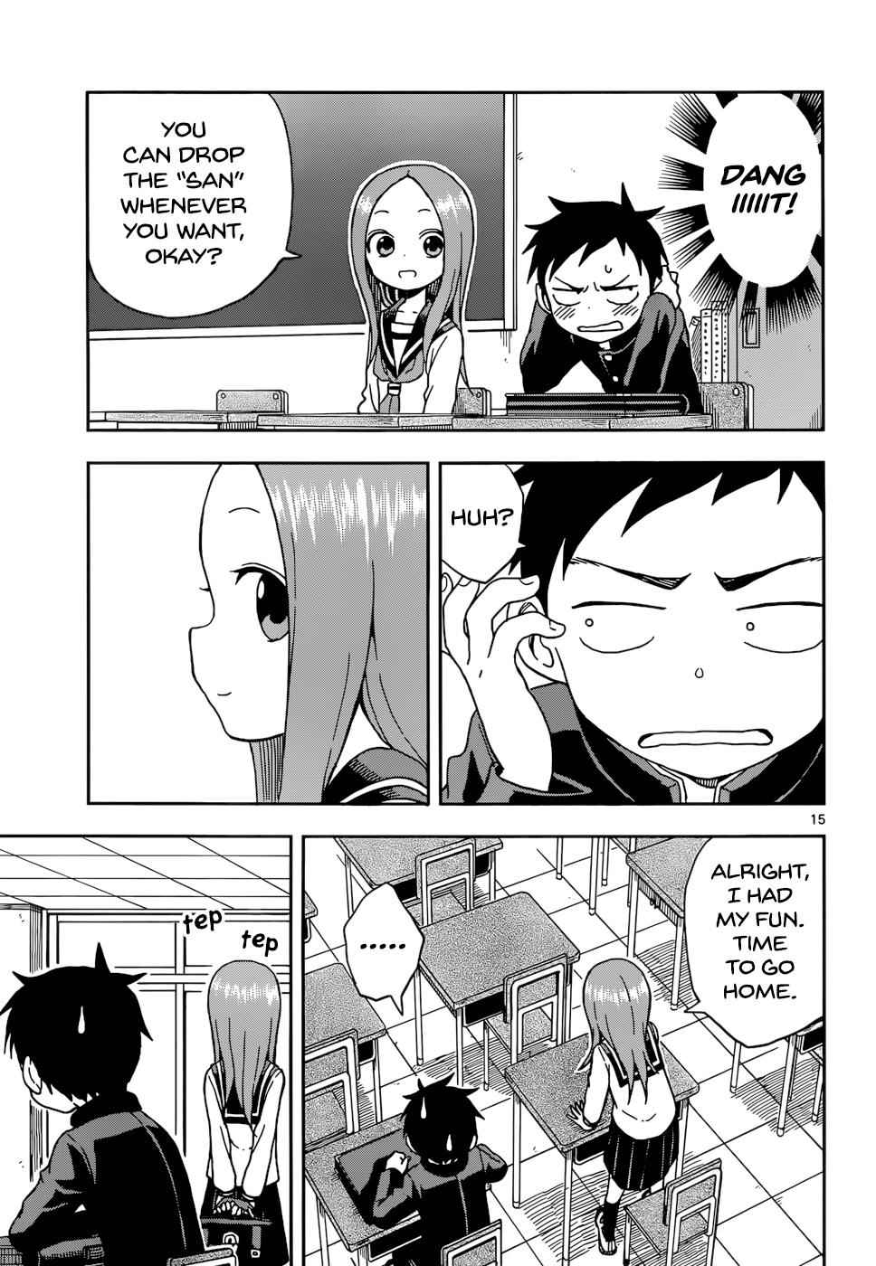 Karakai Jouzu no Takagi-san Chapter 81 Page 15