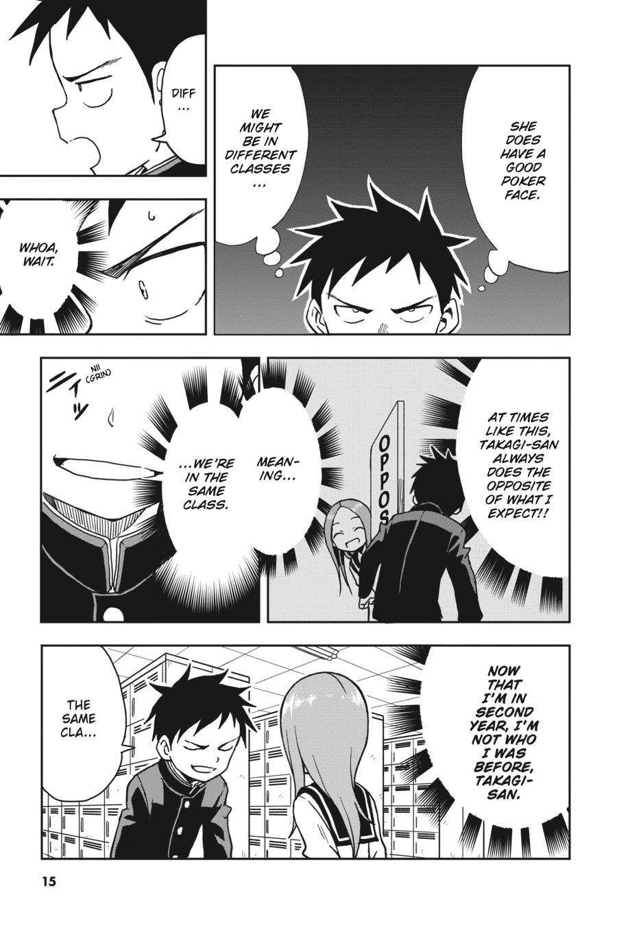 Karakai Jouzu no Takagi-san Chapter 99 Page 15