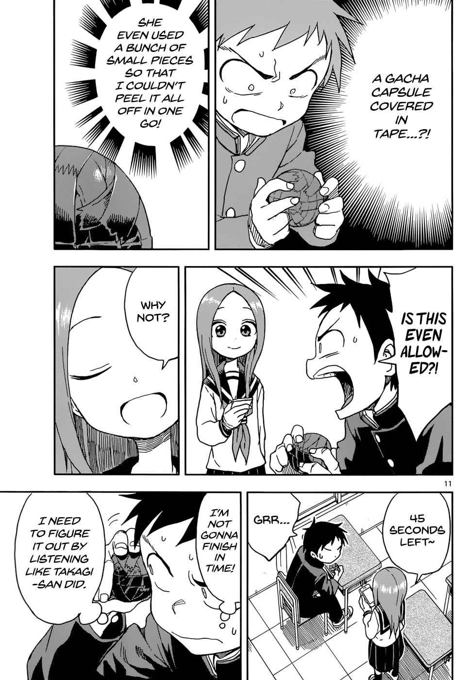 Karakai Jouzu no Takagi-san Chapter 87 Page 11