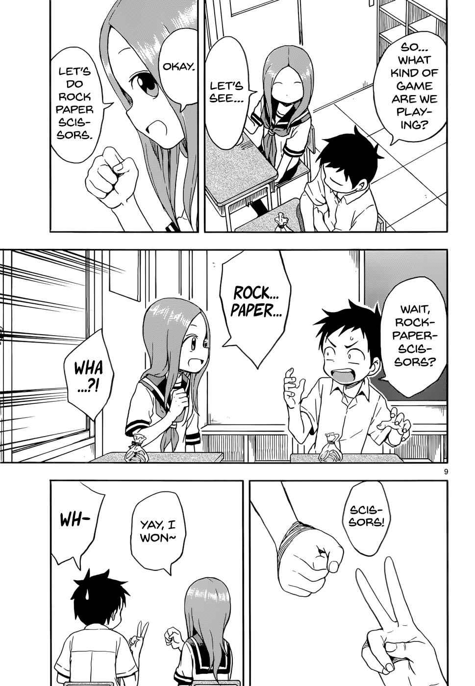 Karakai Jouzu no Takagi-san Chapter 88 Page 9