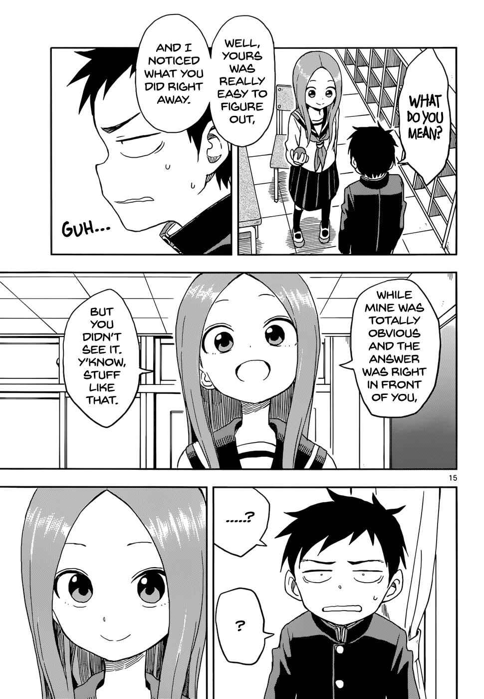 Karakai Jouzu no Takagi-san Chapter 87 Page 15