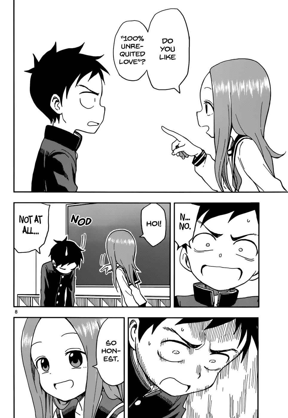 Karakai Jouzu no Takagi-san Chapter 82 Page 8
