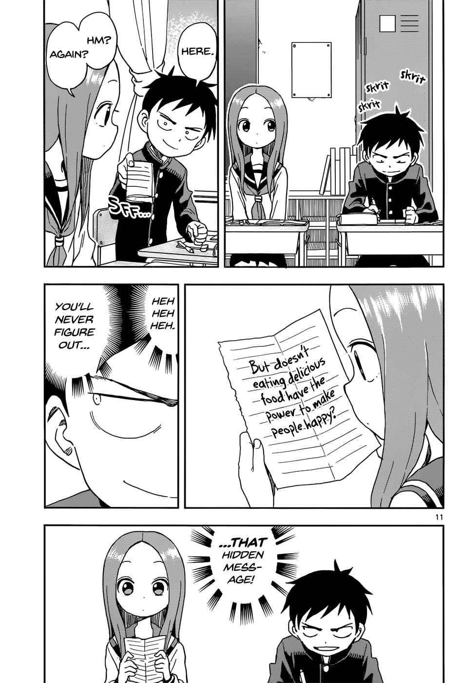 Karakai Jouzu no Takagi-san Chapter 84 Page 11