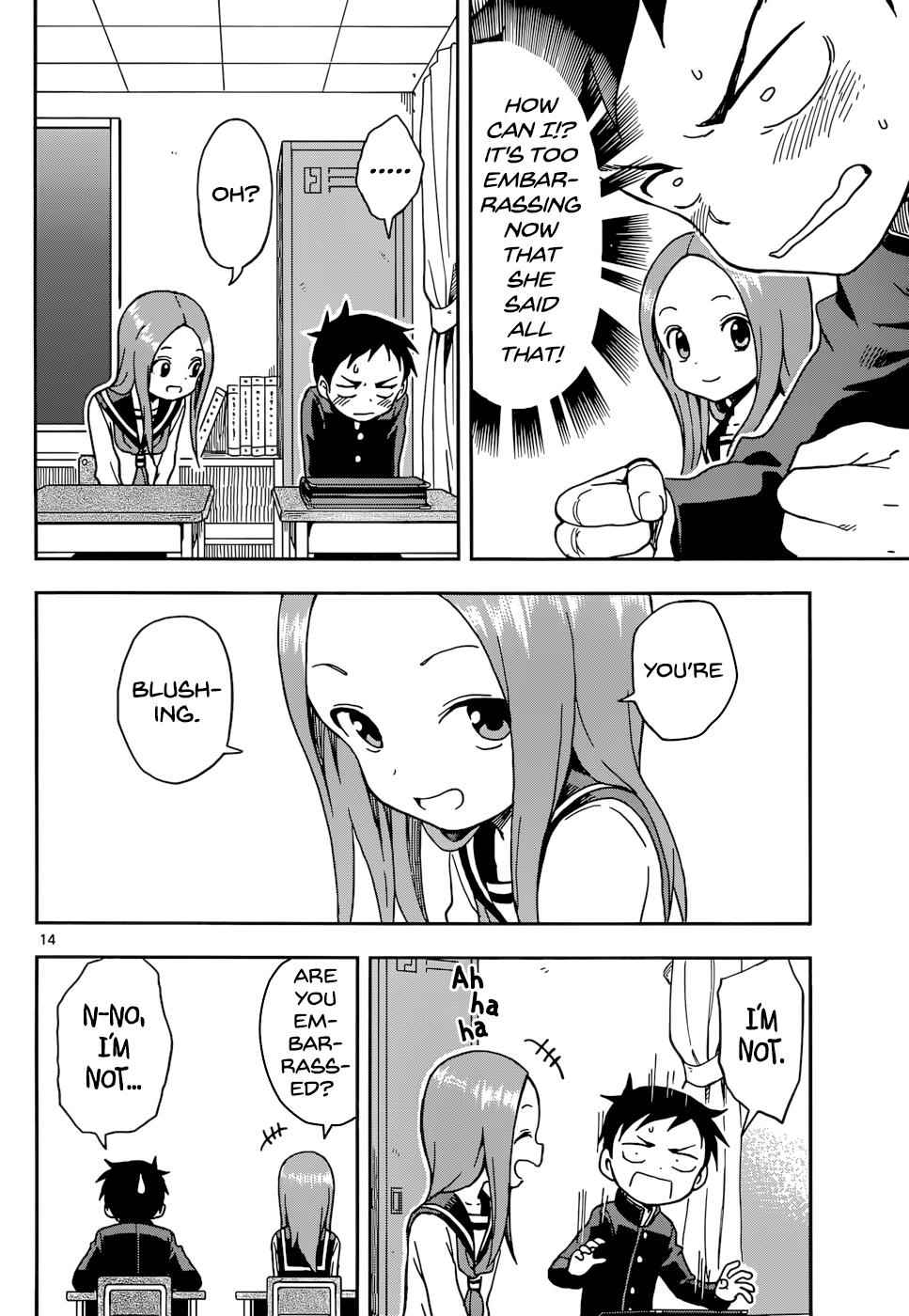 Karakai Jouzu no Takagi-san Chapter 81 Page 14
