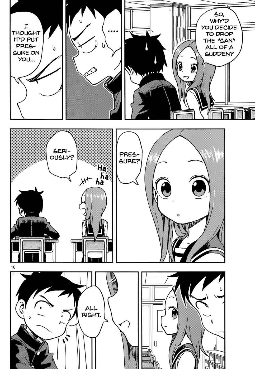 Karakai Jouzu no Takagi-san Chapter 81 Page 10