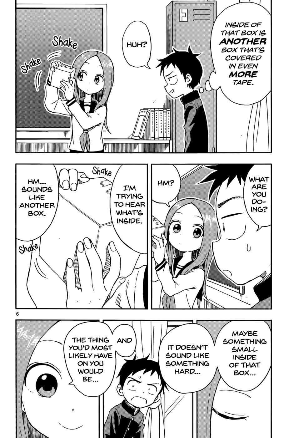 Karakai Jouzu no Takagi-san Chapter 87 Page 6