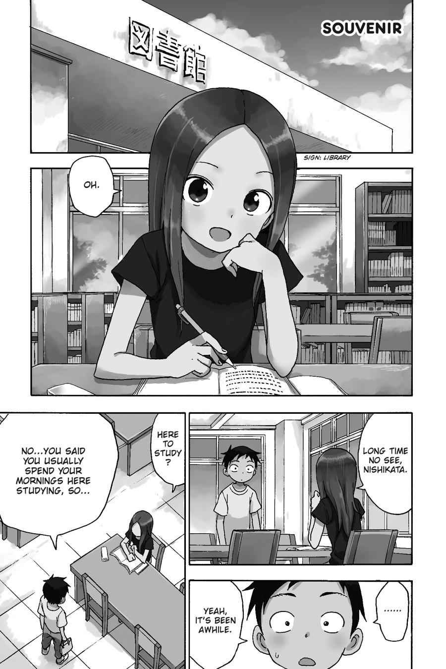 Karakai Jouzu no Takagi-san Chapter 56 Page 1