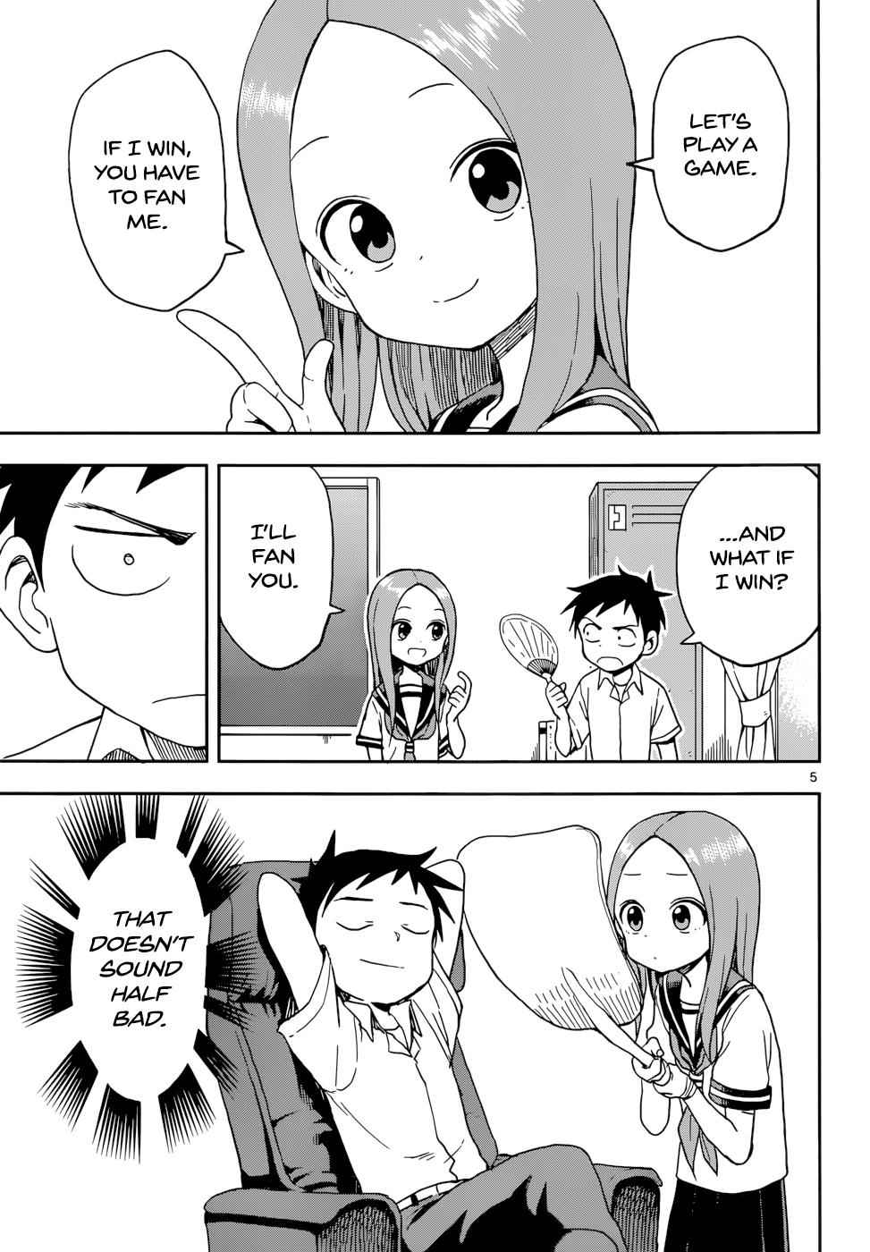 Karakai Jouzu no Takagi-san Chapter 86 Page 5