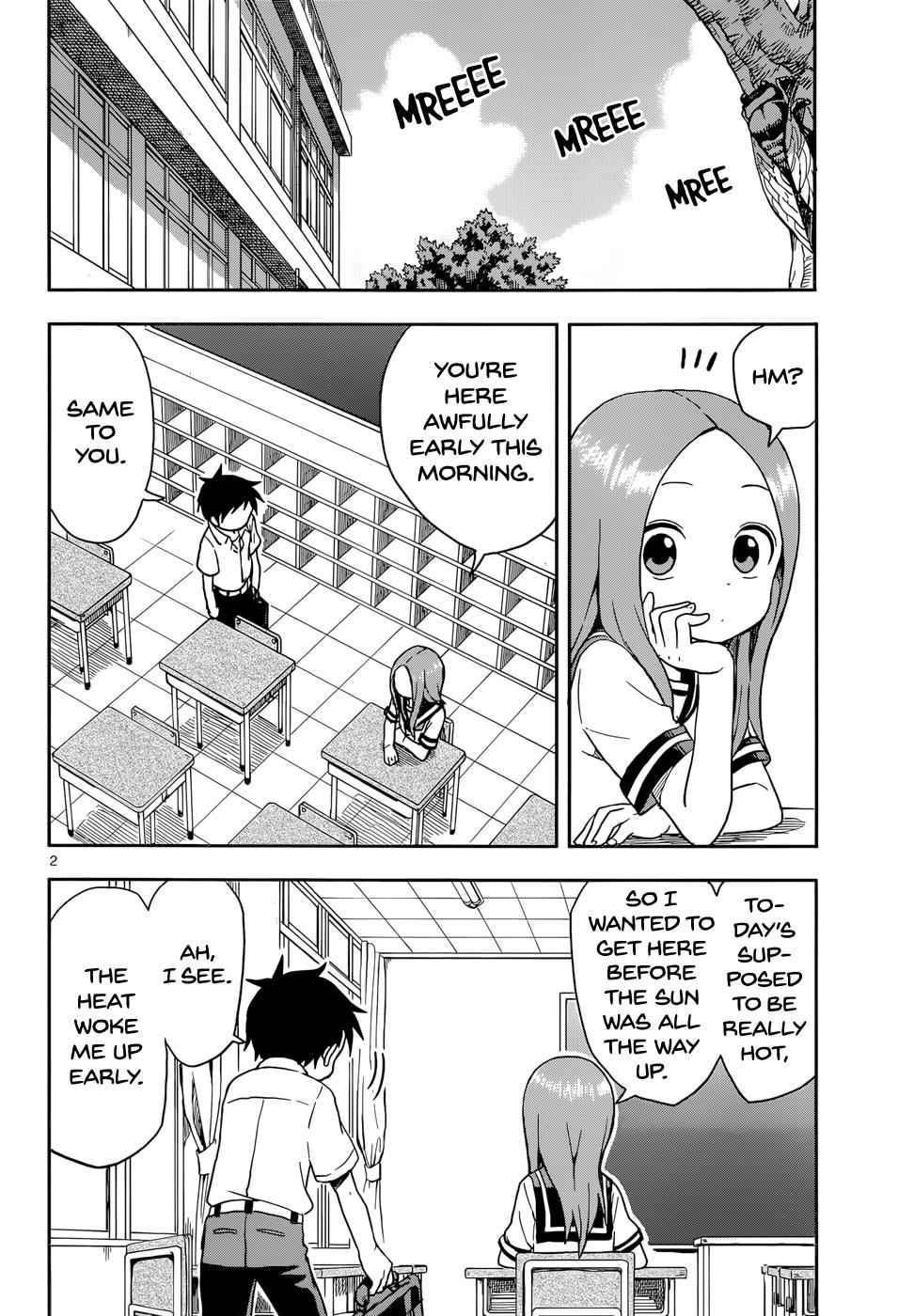 Karakai Jouzu no Takagi-san Chapter 86 Page 2