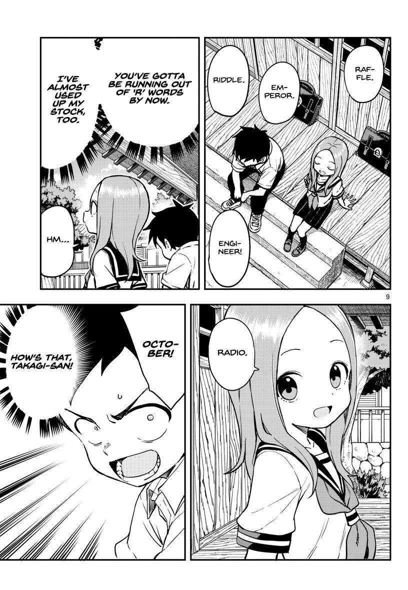 Karakai Jouzu no Takagi-san Chapter 172 Page 9