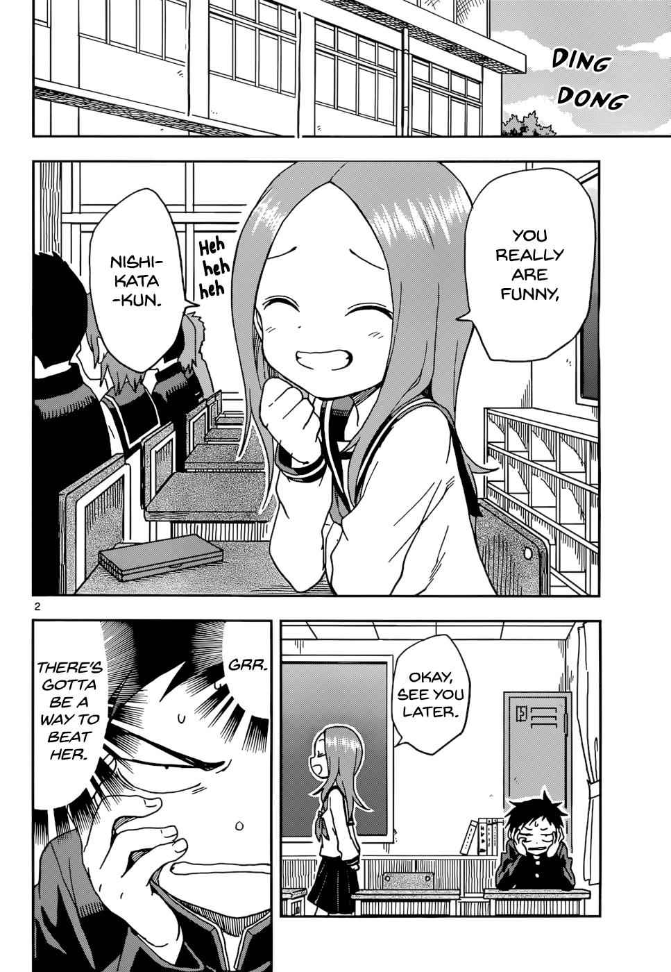 Karakai Jouzu no Takagi-san Chapter 81 Page 2
