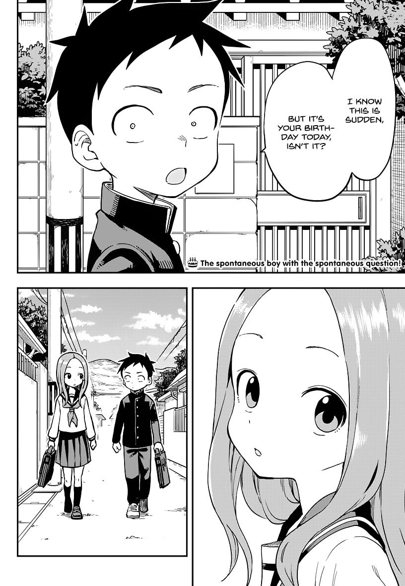 Karakai Jouzu no Takagi-san Chapter 168 Page 2