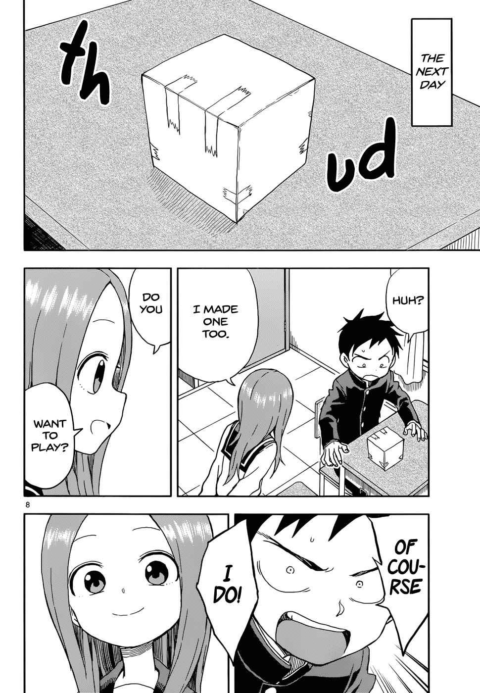 Karakai Jouzu no Takagi-san Chapter 87 Page 8